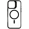 Magsafe Transparent – Kameraschutzhülle mit Standfunktion für iPhone 16 Pro Schwarz