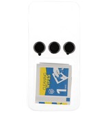 Magsafe Transparente - Funda Protectora de Cámara con Función de Pie para iPhone 16 Pro Max Gris