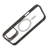 Magsafe Transparent – Kameraschutzhülle mit Standfunktion für iPhone 16 Pro Max Grau