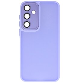 Matt-Transparente Hülle mit Kameraschutz für Samsung Galaxy A55 Lila