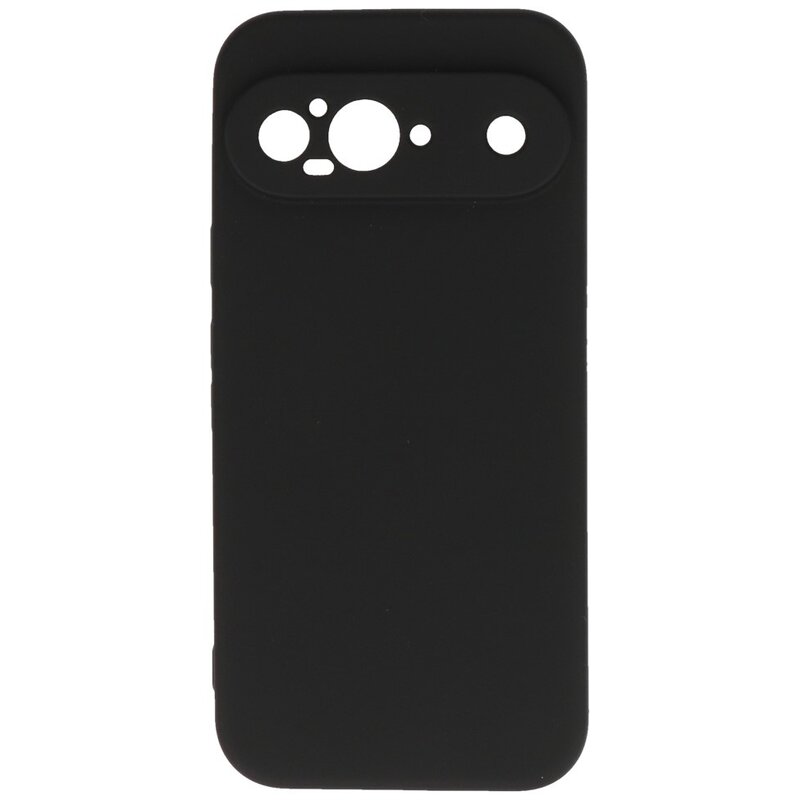 Funda de TPU de color de moda para Google Pixel 9 Negro