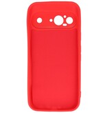 Funda de TPU de color de moda para Google Pixel 9 Rojo