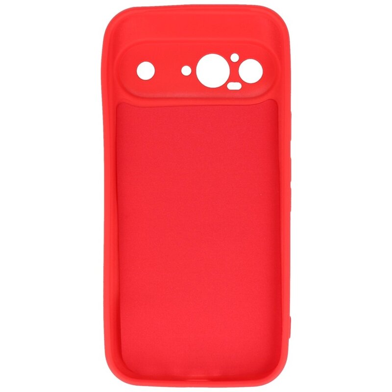 Coque en TPU couleur tendance pour Google Pixel 9 rouge