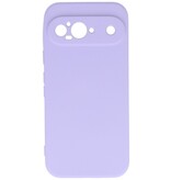 Funda de TPU de color de moda para Google Pixel 9 Púrpura