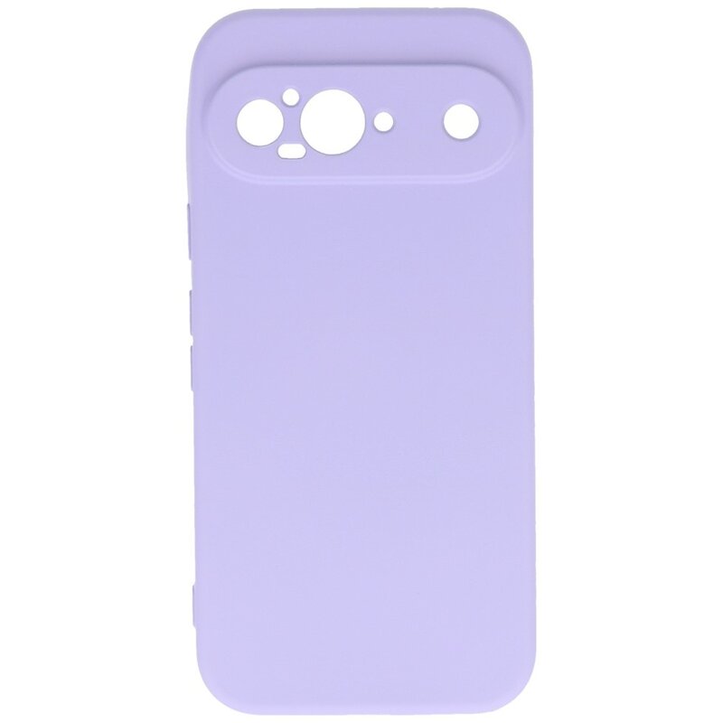 Funda de TPU de color de moda para Google Pixel 9 Púrpura