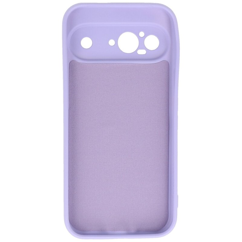Funda de TPU de color de moda para Google Pixel 9 Púrpura