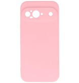 Funda de TPU de color de moda para Google Pixel 9 Rosa