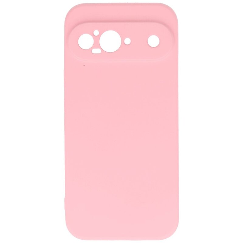 Funda de TPU de color de moda para Google Pixel 9 Rosa