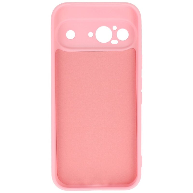 Funda de TPU de color de moda para Google Pixel 9 Rosa