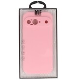 Funda de TPU de color de moda para Google Pixel 9 Rosa