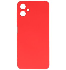 Fashion Color TPU Case Samsung Galaxy A06 Red