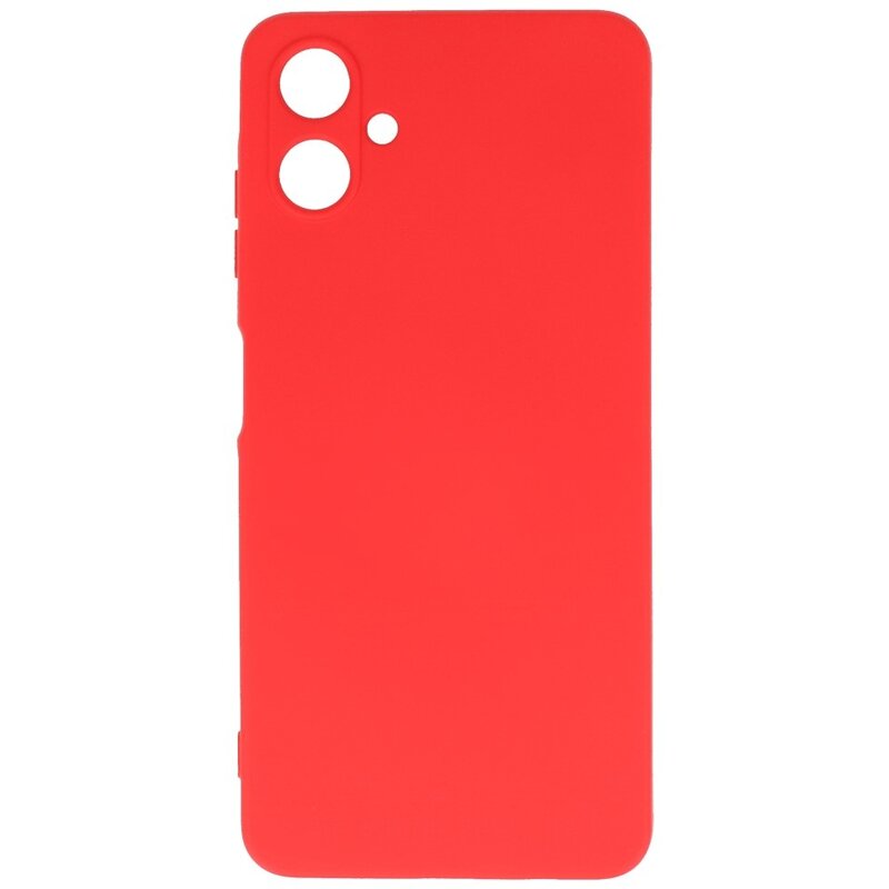 Fashion Color TPU Case Samsung Galaxy A06 Red