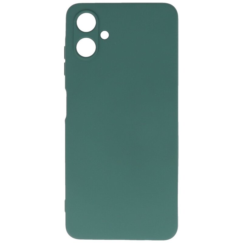 Custodia in TPU colore moda per Samsung Galaxy A06 verde scuro