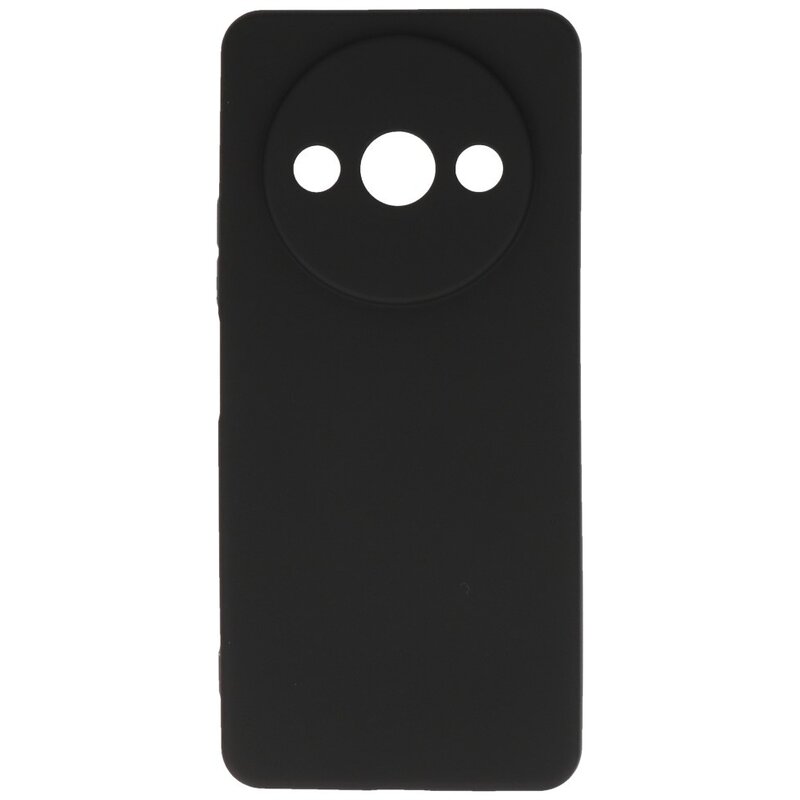 Fashion Color TPU Hoesje Xiaomi Redmi A3 Zwart