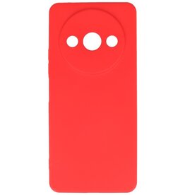 Fashion Color TPU Hoesje Xiaomi Redmi A3 Rood