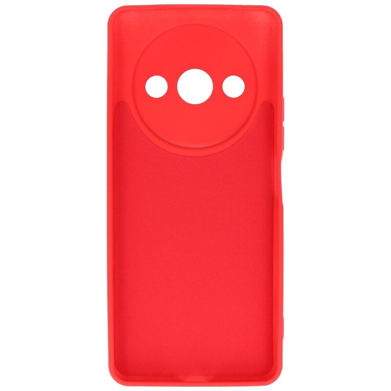 Fashion Color TPU Hoesje Xiaomi Redmi A3 Rood