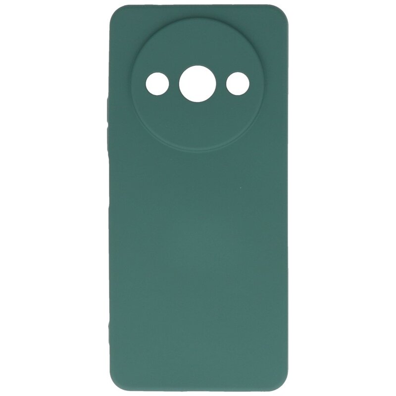 Custodia in TPU colorata alla moda Xiaomi Redmi A3 verde scuro