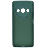 Coque TPU couleur tendance Xiaomi Redmi A3 vert foncé