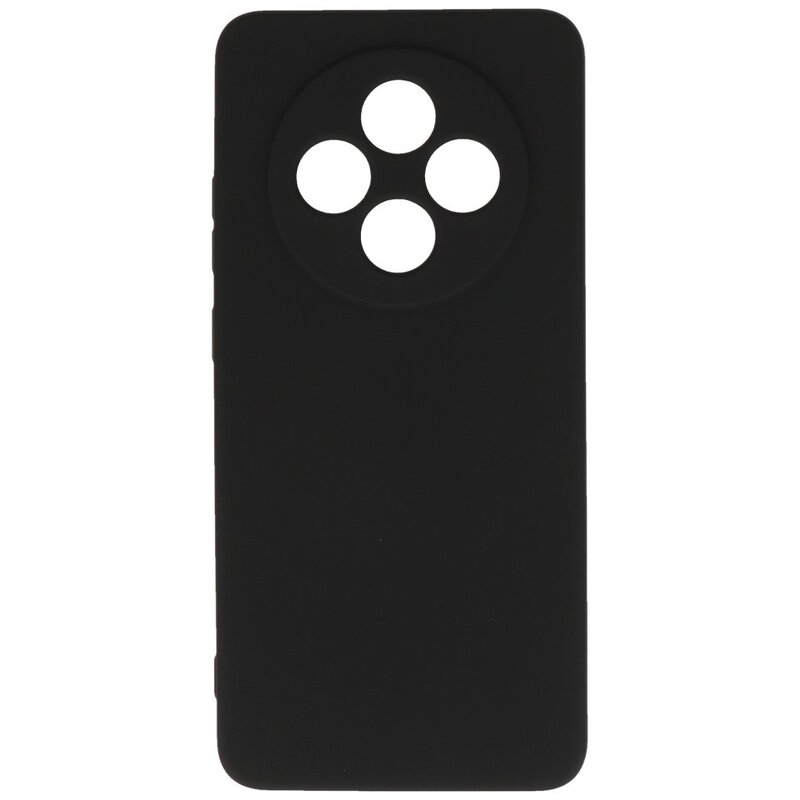 Fashion Color TPU Hoesje OPPO Reno 12F 5G Zwart