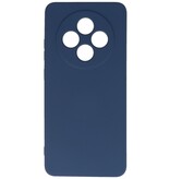 Custodia in TPU colore moda OPPO Reno 12F 5G Blu scuro