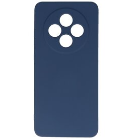 Custodia in TPU colore moda OPPO Reno 12F 5G Blu scuro