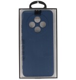 Coque en TPU couleur tendance OPPO Reno 12F 5G, bleu marine