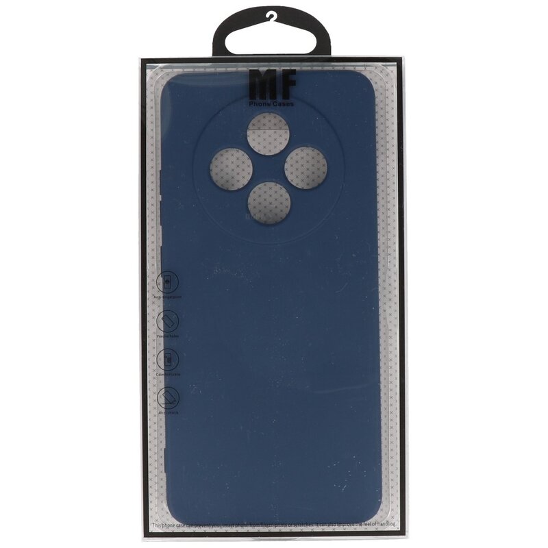 Custodia in TPU colore moda OPPO Reno 12F 5G Blu scuro