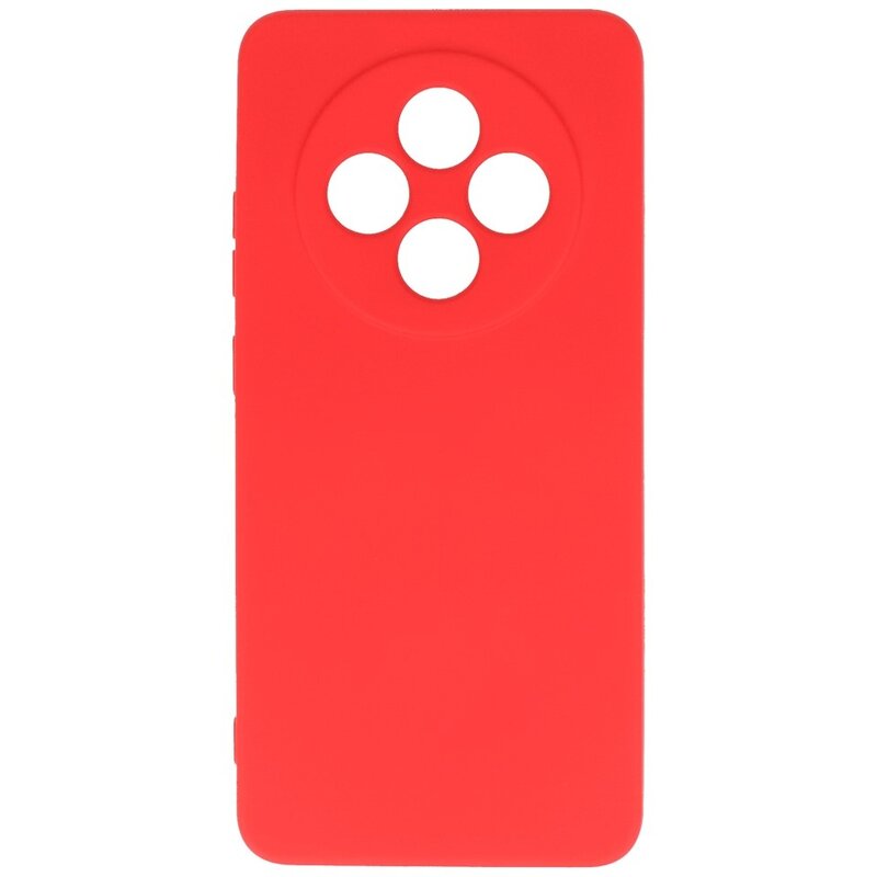 Custodia in TPU colore moda OPPO Reno 12F 5G Rosso