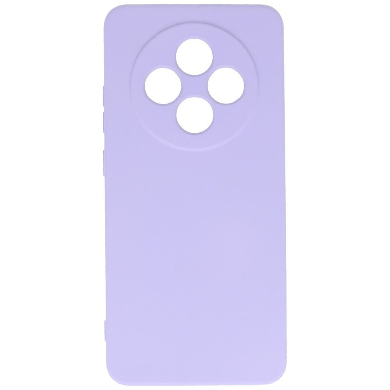Fashion Color TPU Hoesje OPPO Reno 12F 5G Paars
