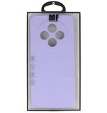 Coque en TPU couleur tendance OPPO Reno 12F 5G violet