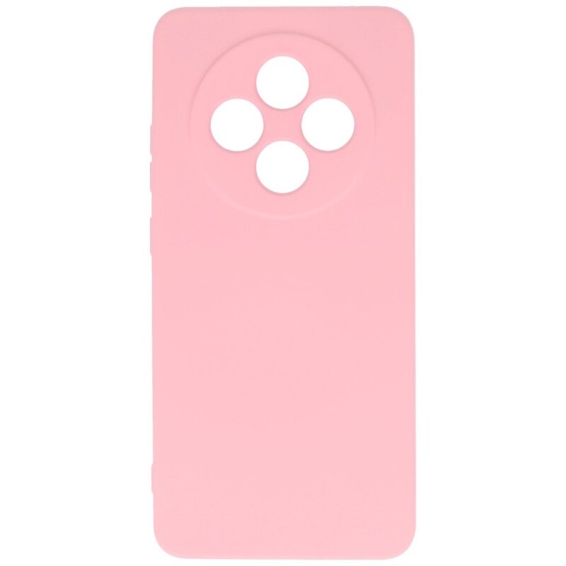 Coque en TPU couleur tendance OPPO Reno 12F 5G rose