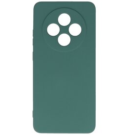Modefarbene TPU-Hülle OPPO Reno 12F 5G Dunkelgrün