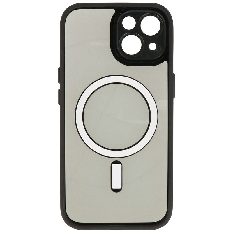 Magsafe Aluminum Camera Protector Case for iPhone 15 Black