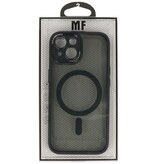 Magsafe Aluminium Camera Beschermer Hoesje voor iPhone 15 Zwart