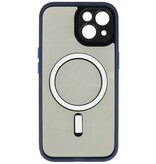 Magsafe Aluminium Kamerabeskytter Etui til iPhone 15 Blå