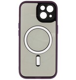 Magsafe Aluminum Camera Protector Case for iPhone 15 Purple
