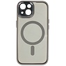 Étui de protection MagSafe en aluminium pour appareil photo iPhone 15 (gris)