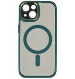 Magsafe Aluminium Camera Protector Case til iPhone 15 Mørkegrøn