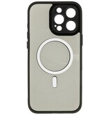 Funda Protectora de Cámara de Aluminio Magsafe para iPhone 15 Pro Negra