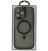 Magsafe Aluminium Kamerabeskytter Etui til iPhone 15 Pro Sort