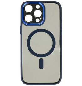 Magsafe Aluminum Camera Protector Case for iPhone 15 Pro Blue