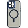 Magsafe Aluminum Camera Protector Case for iPhone 15 Pro Blue