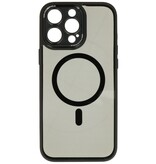 Étui de protection MagSafe en aluminium pour appareil photo iPhone 15 Pro Max, noir