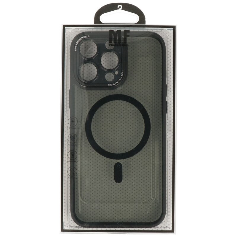 Funda protectora Magsafe de aluminio para cámara de iPhone 15 Pro Max, color negro