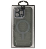 Custodia protettiva per fotocamera Magsafe in alluminio per iPhone 15 Pro Max, grigio