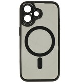 Custodia protettiva per fotocamera in alluminio Magsafe per iPhone 16 nera