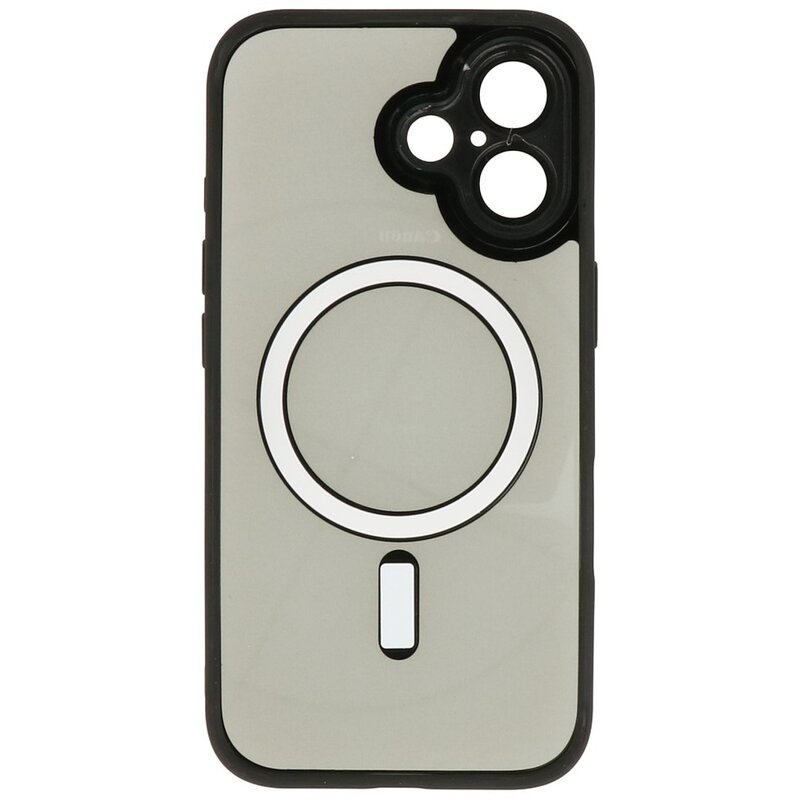 Custodia protettiva per fotocamera in alluminio Magsafe per iPhone 16 nera