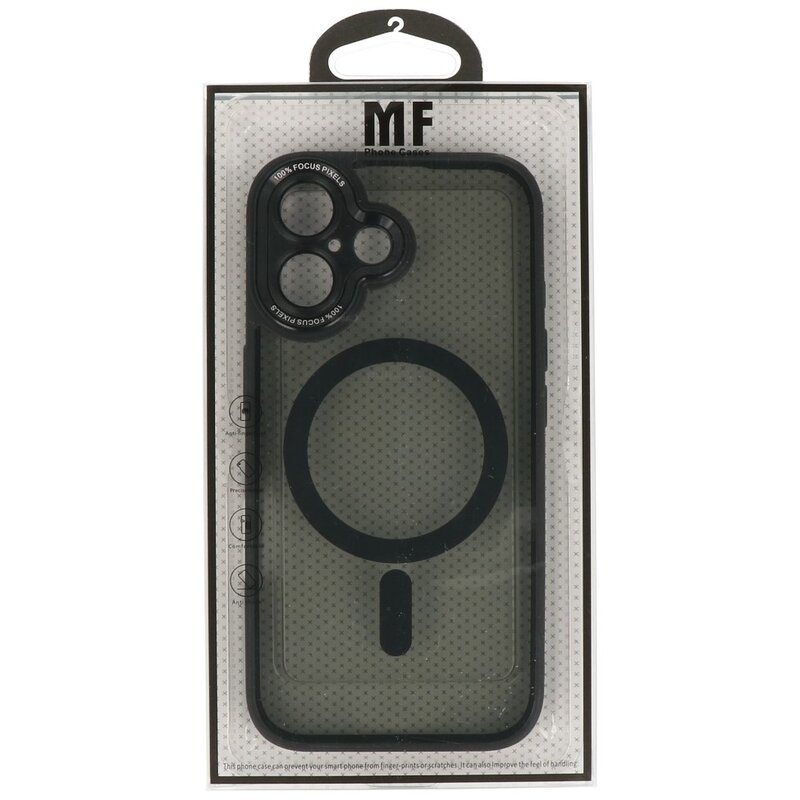 Funda Protectora de Cámara de Aluminio Magsafe para iPhone 16 Negra