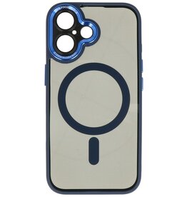 Funda protectora Magsafe de aluminio para cámara de iPhone 16 azul