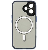 Funda Protectora de Cámara de Aluminio Magsafe para iPhone 16 Azul